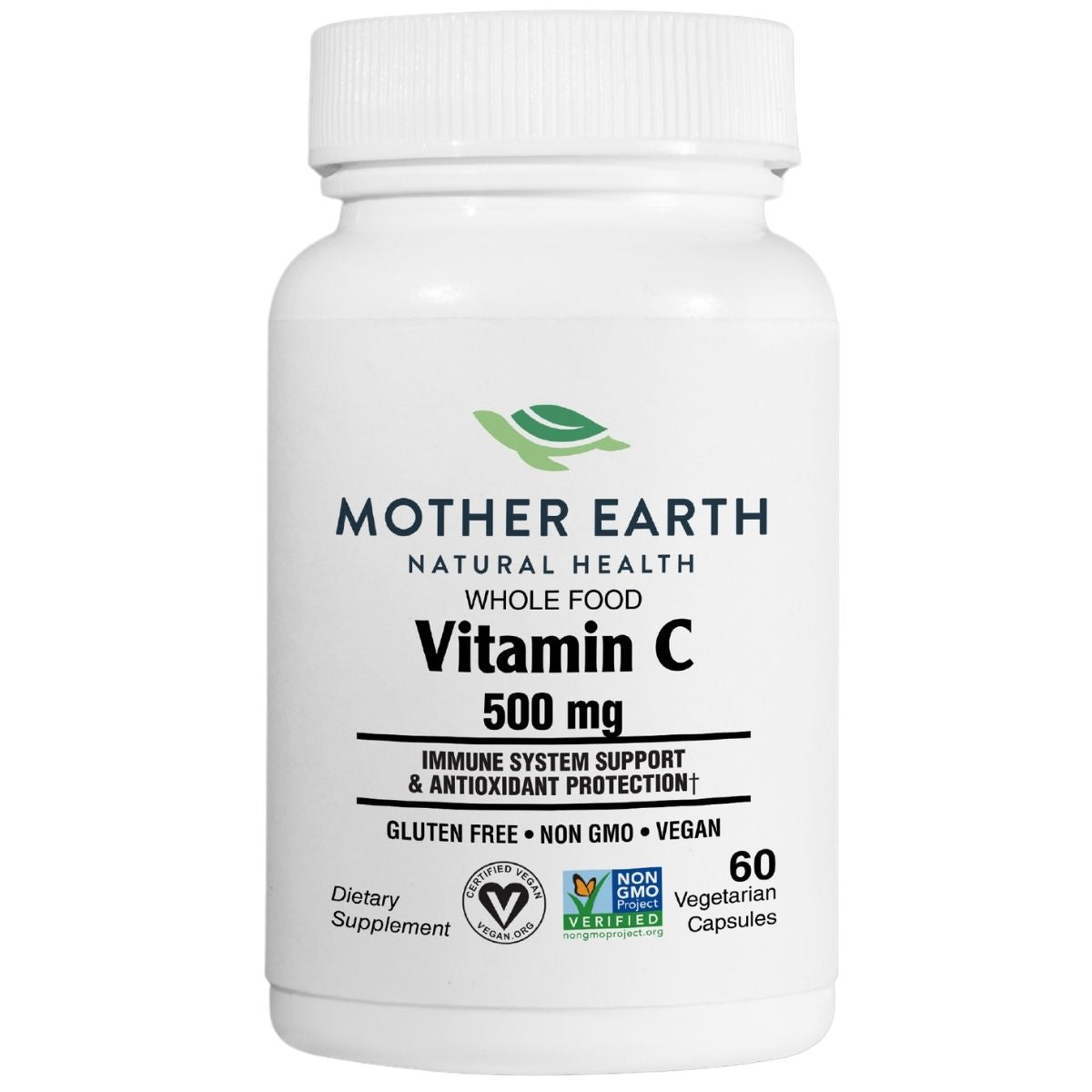 Mother Earth Supplements Whole Food Vitamin C 500mg - Capsules