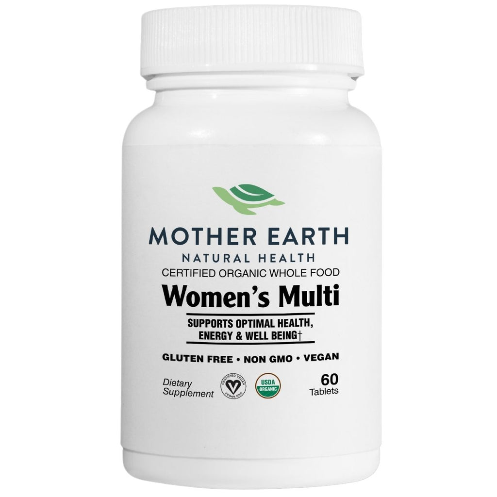 Mother Earth Supplements Organic Whole Food Women's Multi Vitamin - Tablets