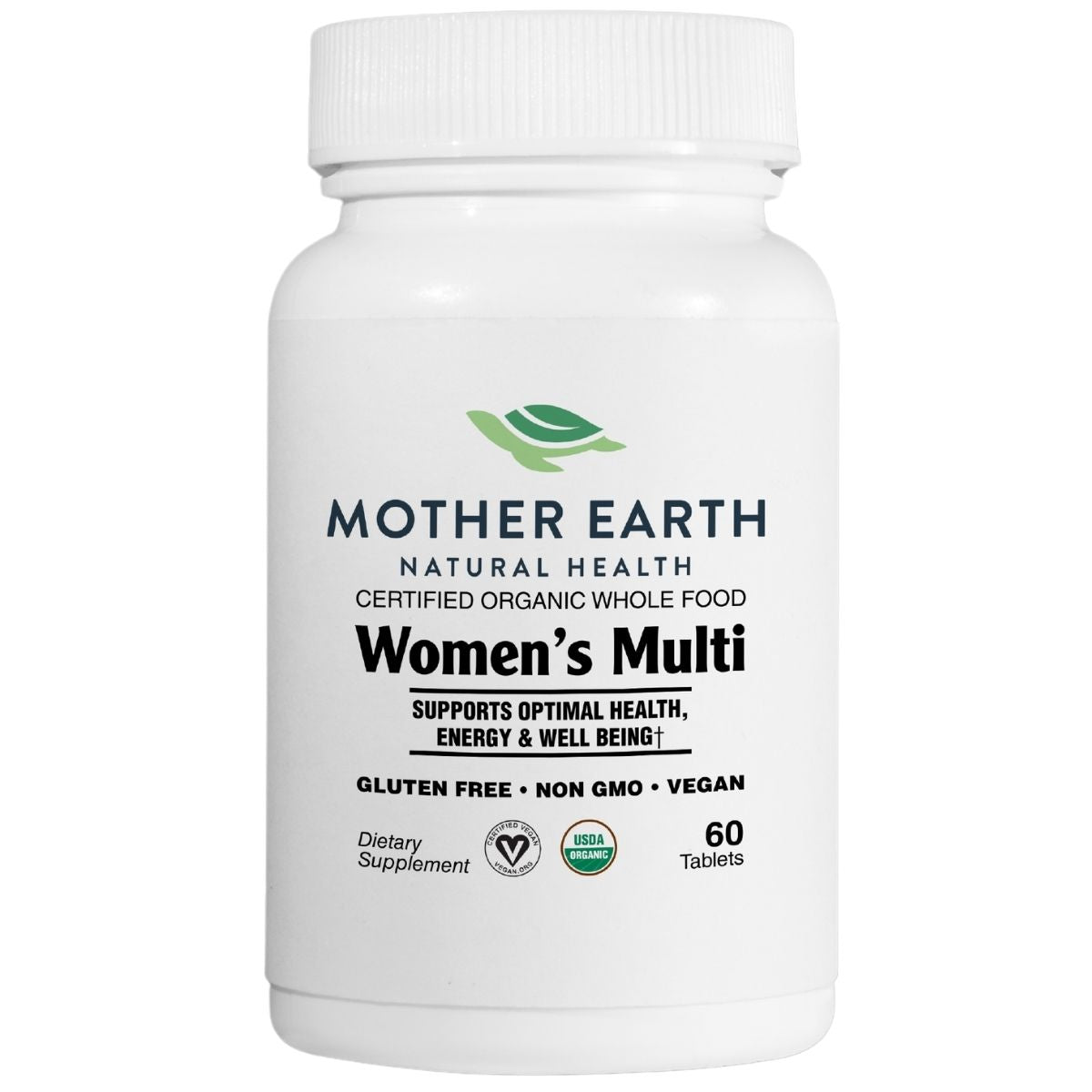 Mother Earth Supplements Organic Whole Food Women's Multi Vitamin - Tablets