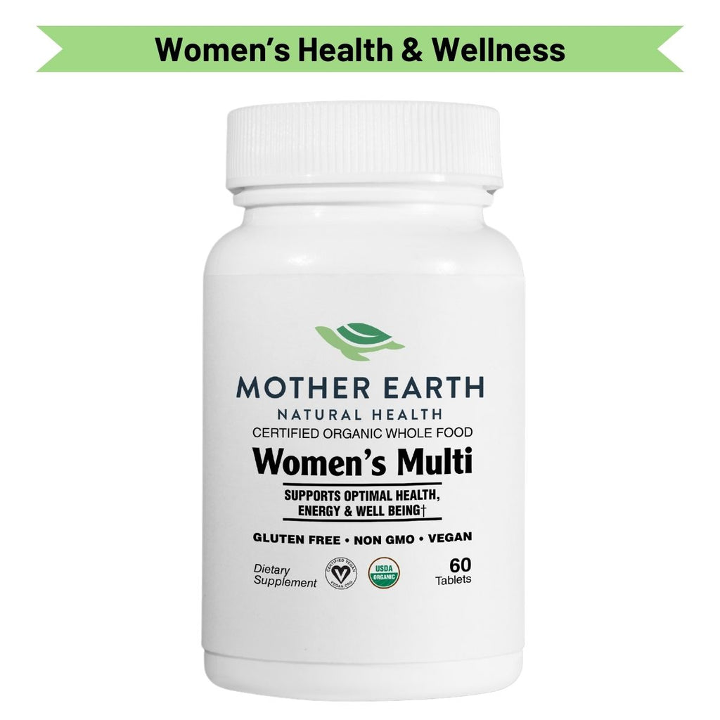 Mother Earth Supplements Organic Whole Food Women's Multi Vitamin - Tablets