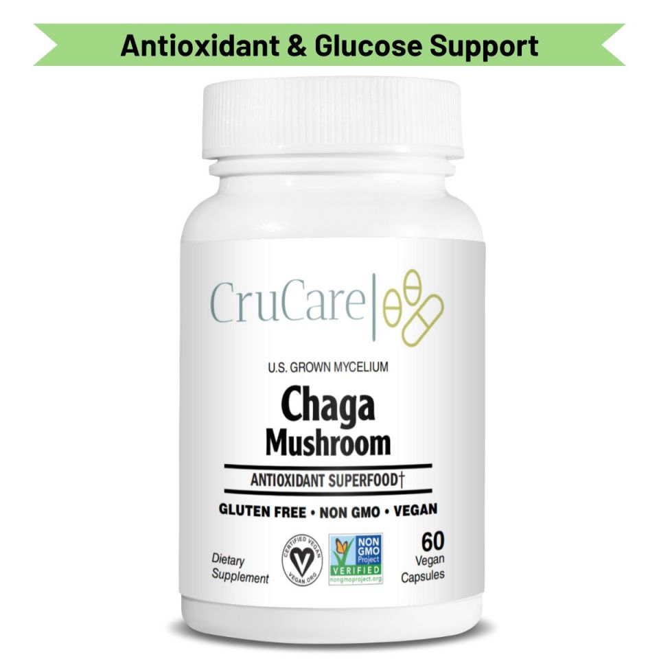 CruCare Functional Mushrooms - Chaga Capsules