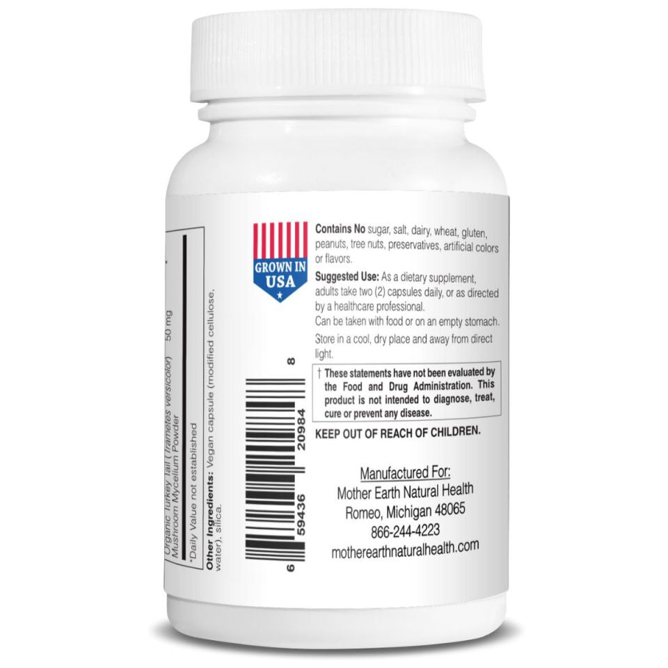 CruCare Functional Mushrooms - Organic Immune Support Blend Capsules