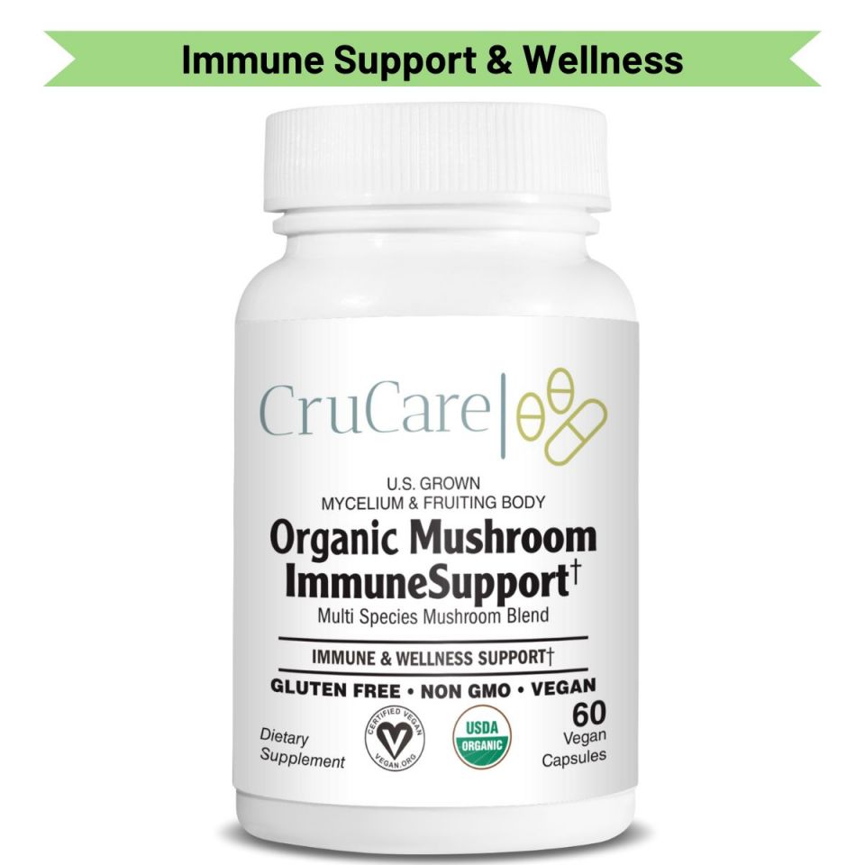 CruCare Functional Mushrooms - Organic Immune Support Blend Capsules