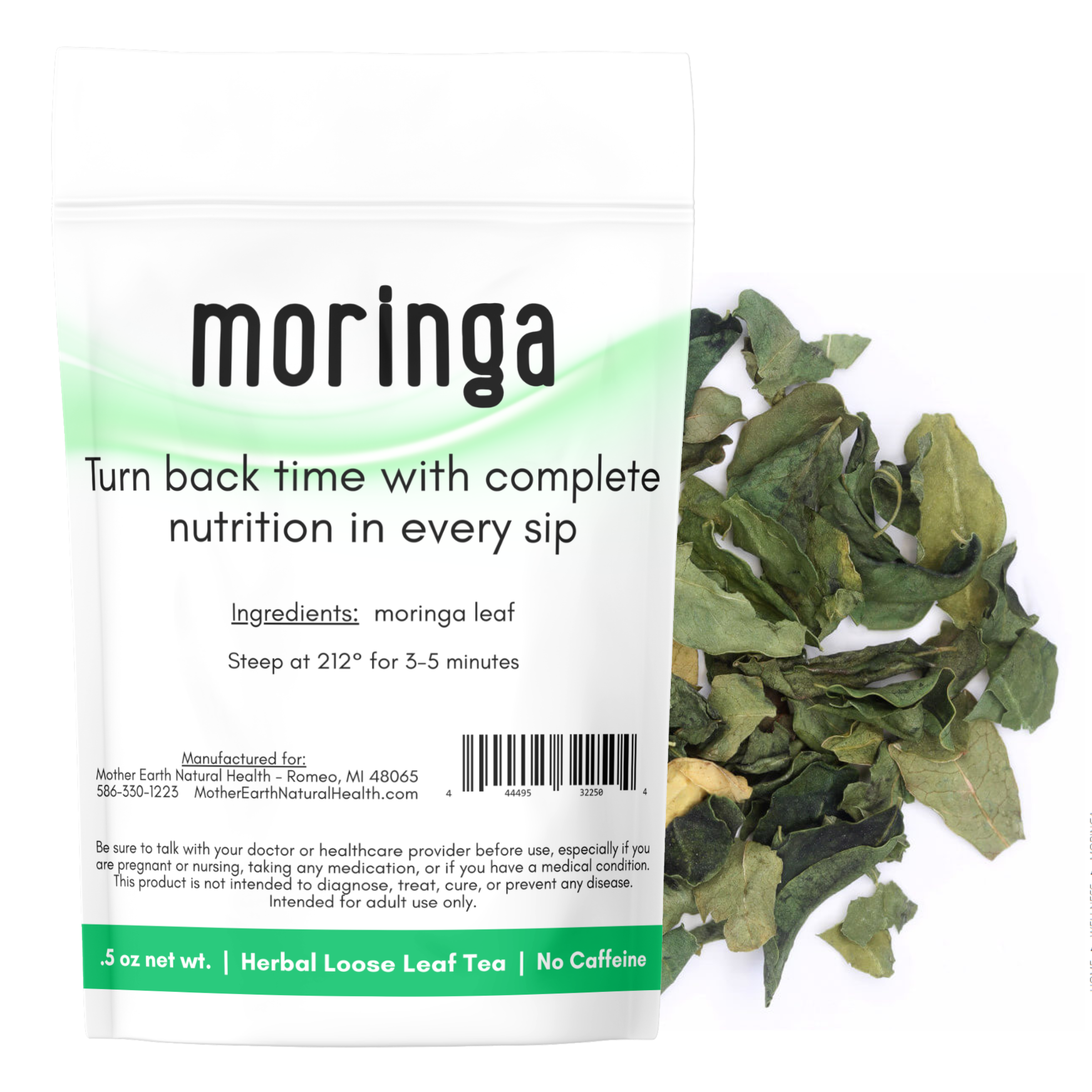 Mother Earth Loose Leaf Tea – Moringa 0.5 oz
