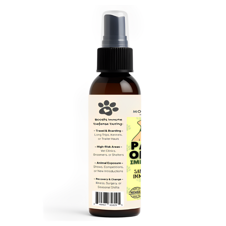 Mother Earth Pets Spray - Paw and Order: Immune Unit - 4oz