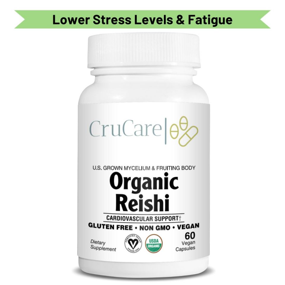 CruCare Functional Mushrooms - Organic Reishi Capsules