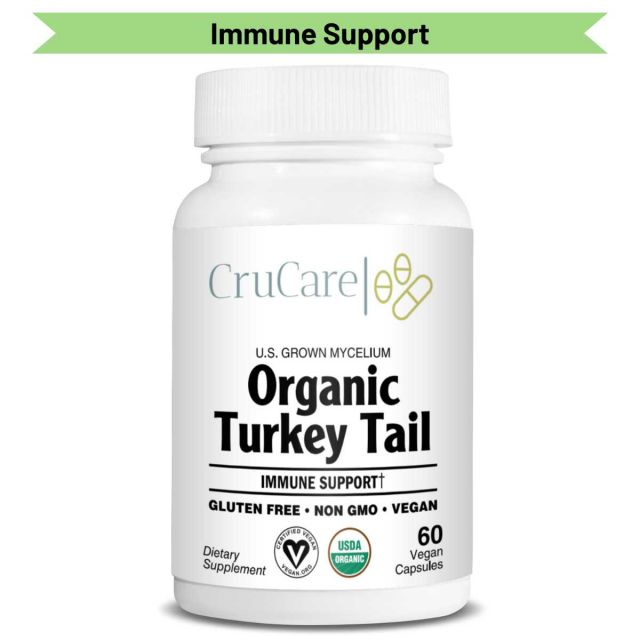 CruCare Functional Mushrooms - Organic Turkey Tail Capsules