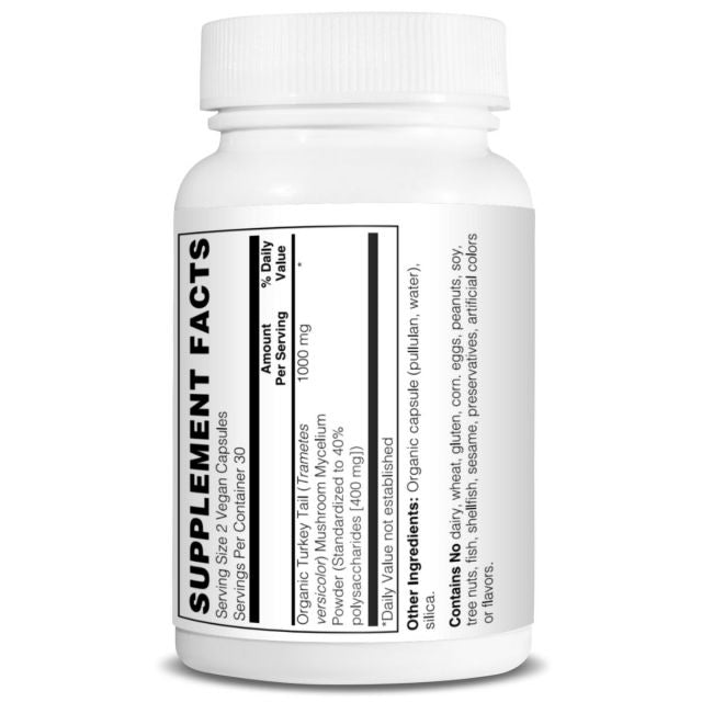 CruCare Functional Mushrooms - Organic Turkey Tail Capsules