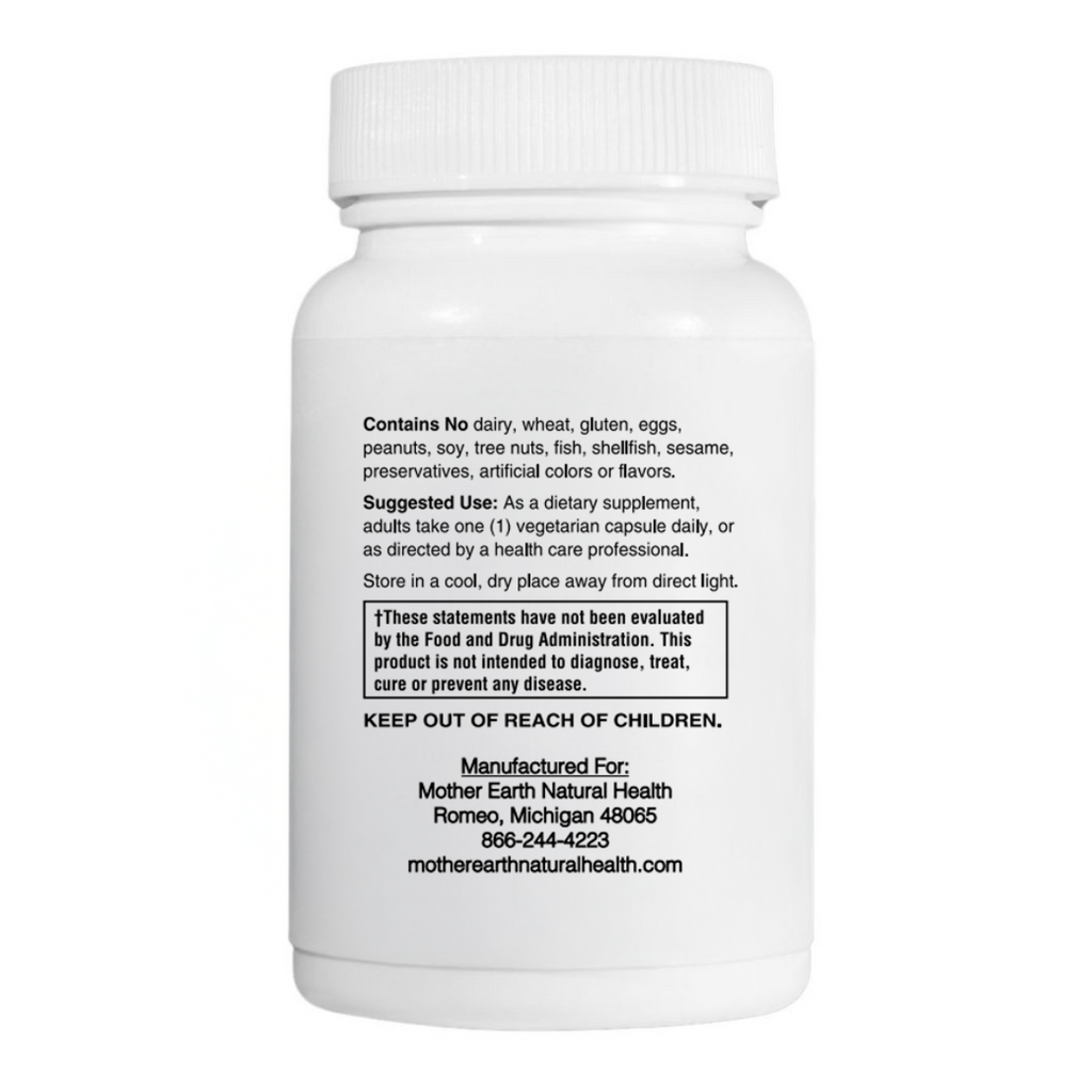 Mother Earth Natural Health – Vitamin D3+K2 62.5mcg/45mcg 60ct