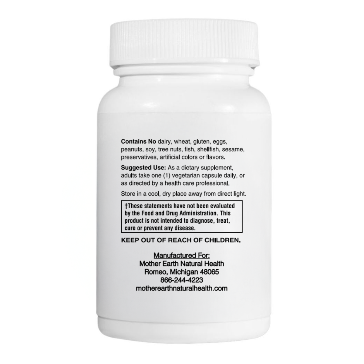 Mother Earth Natural Health – Vitamin D3+K2 62.5mcg/45mcg 60ct