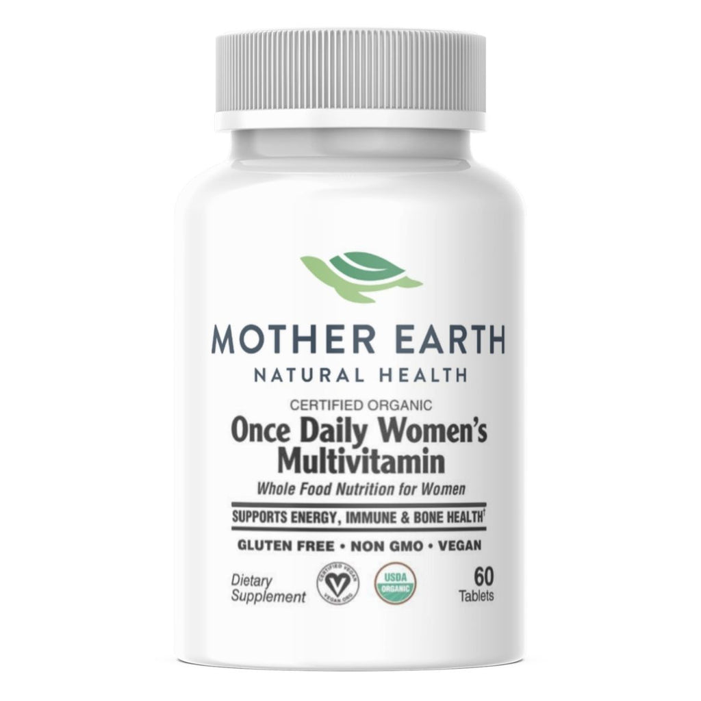 Mother Earth Supplements Organic Women’s Once Daily Multivitamin Tablets