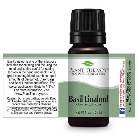 Plant Therapy Essential Oil - Basil Linalool