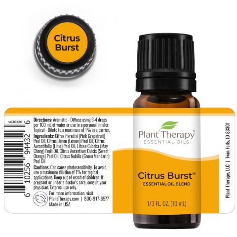 Plant Therapy Essential Oil - Citrus Burst