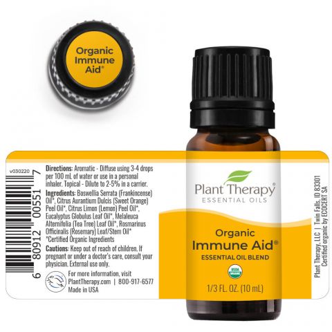 Plant Therapy Essential Oil - Immune Aid - Organic